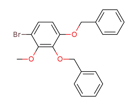 3,4-dibenzyloxy-2-methoxy-1-bromobenzene