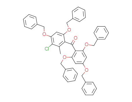 2,4,2',4',6'-Pentabenzyloxy-5-chlor-6-methylbenzophenon
