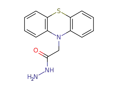 Molecular Structure of 125096-15-3 (2-(10H-PHENOTHIAZIN-10-YL)ACETOHYDRAZIDE)