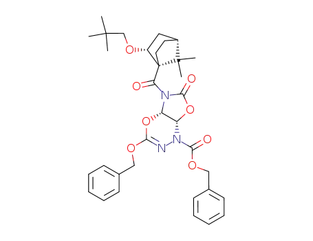 (4aS,7aS)-3-Benzyloxy-5-[(1S,2R,4R)-2-(2,2-dimethyl-propoxy)-7,7-dimethyl-bicyclo[2.2.1]heptane-1-carbonyl]-6-oxo-4a,5,6,7a-tetrahydro-oxazolo[5,4-e][1,3,4]oxadiazine-1-carboxylic acid benzyl ester