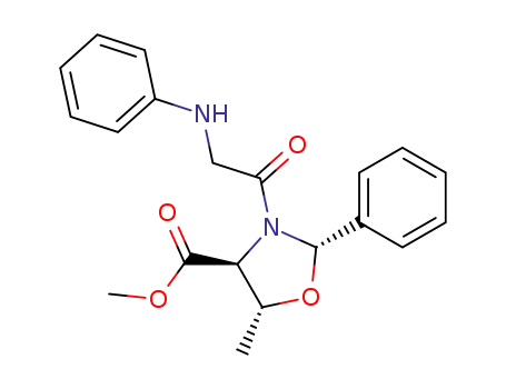 (2S,4S,5R)-Methyl 3-(2-anilinoacetyl)-5-methyl-2-phenyl-1,3-oxazolidine-4-carboxylate