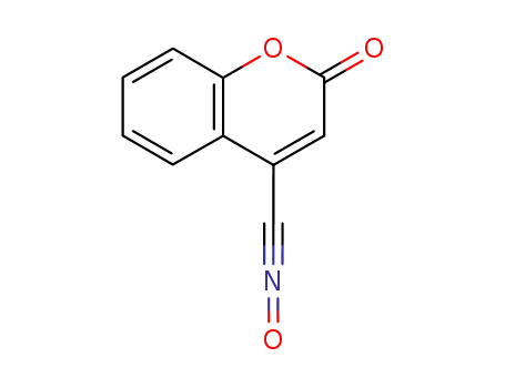 Molecular Structure of 213769-94-9 (2H-1-Benzopyran-4-carbonitrile, 2-oxo-, N-oxide)
