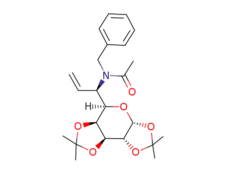 <i>N</i>-benzyl-<i>N</i>-[1-(2,2,7,7-tetramethyl-tetrahydro-bis[1,3]dioxolo[4,5-<i>b</i>;4',5'-<i>d</i>]pyran-5-yl)-allyl]-acetamide