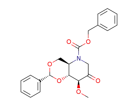 (2R,4aR,8S,8aR)-8-Methoxy-7-oxo-2-phenyl-hexahydro-[1,3]dioxino[5,4-b]pyridine-5-carboxylic acid benzyl ester