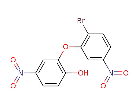 Molecular Structure of 79807-60-6 (Phenol, 2-(2-bromo-5-nitrophenoxy)-4-nitro-)