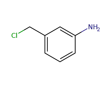 Molecular Structure of 65581-20-6 (3-Aminobenzylchloride)