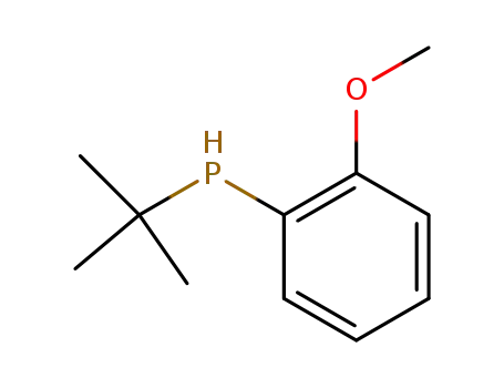 Molecular Structure of 220796-49-6 (<i>tert</i>-butyl-(2-methoxy-phenyl)-phosphane)