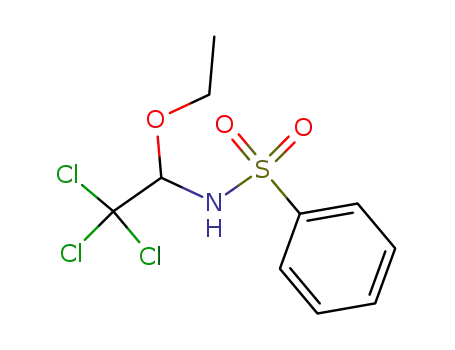 Molecular Structure of 83191-25-7 (N-(2,2,2-trichloro-1-ethoxyethyl)benzenesulfonamide)