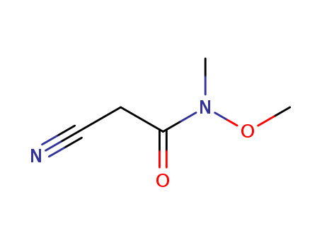 2-Cyano-N-methoxy-N-methyl-acetamide