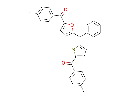(5-{[5-(4-methyl-benzoyl)-furan-2-yl]-phenyl-methyl}-thiophen-2-yl)-<i>p</i>-tolyl-methanone
