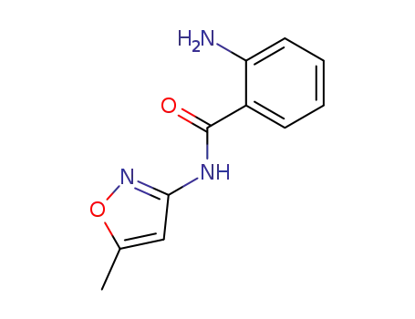 Molecular Structure of 229978-36-3 (Benzamide, 2-amino-N-(5-methyl-3-isoxazolyl)-)