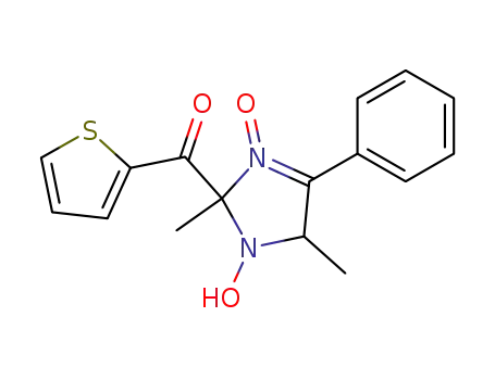 2,5-Dimethyl-1-hydroxy-4-phenyl-2-(thenoyl-2)-3-imidazoline 3-oxide
