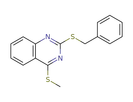 2-benzylthio-4-methylthioquinazoline