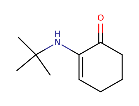 Molecular Structure of 121897-60-7 (2-Cyclohexen-1-one, 2-[(1,1-dimethylethyl)amino]-)
