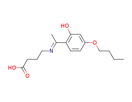 4-[1-(4-Butoxy-2-hydroxy-phenyl)-eth-(E)-ylideneamino]-butyric acid