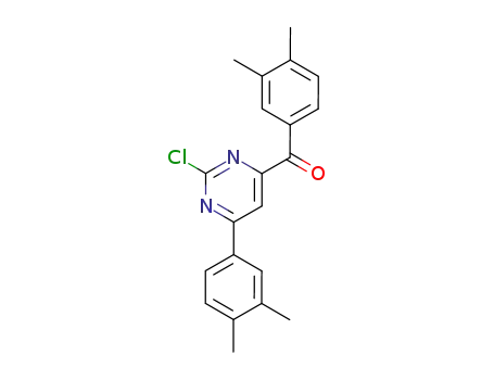 4-(3',4'-dimethylbenzoyl)-2-chloro-6-(3',4'-dimethylphenyl) pyrimidine