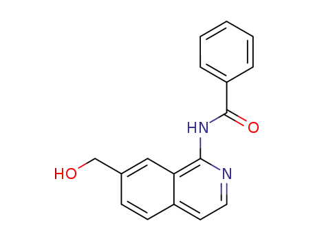 벤즈아미드, N-[7-(HYDROXYMETHYL)-1-ISOQUINOLINYL]-