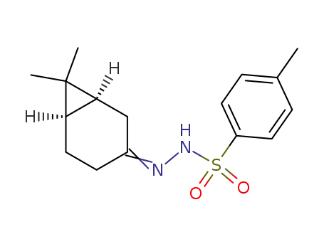 (+)-(1S,6R)-7,7-dimethylbicyclo<4.1.0>heptan-3-one tosylhydrazone