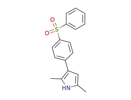 1H-Pyrrole, 2,5-dimethyl-3-[4-(phenylsulfonyl)phenyl]-