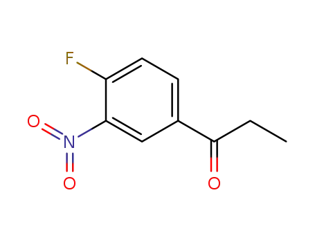 Molecular Structure of 777-48-0 (3-nitro-4-fluoropropiophenone)