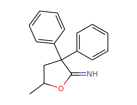 (+/-)-2-imino-5-methyl-3,3-diphenyltetrahydrofuran