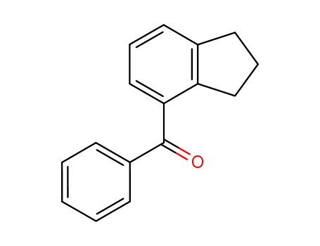 Molecular Structure of 5385-28-4 (indan-4-yl-phenyl ketone)