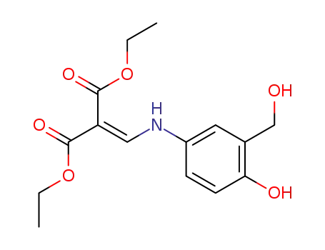 2-[(4-Hydroxy-3-hydroxymethyl-phenylamino)-methylene]-malonic acid diethyl ester