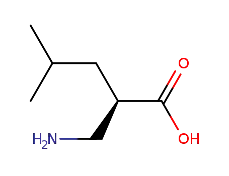 Molecular Structure of 210345-89-4 ((R)-2-AMINOMETHYL-4-METHYL-PENTANOIC ACID)