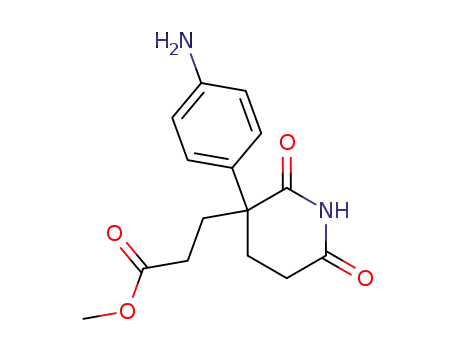 3-[3-(4-Amino-phenyl)-2,6-dioxo-piperidin-3-yl]-propionic acid methyl ester