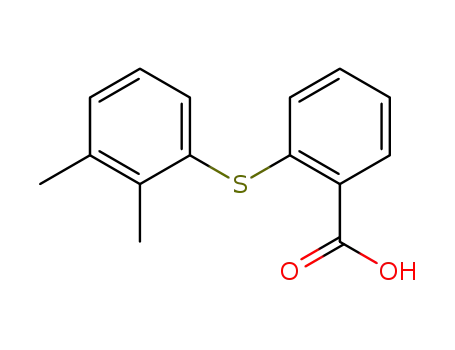 Molecular Structure of 58844-67-0 (2-[(2,3-Dimethylphenyl)thio]benzoic acid)