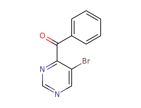Molecular Structure of 225794-32-1 ((5-Bromo-4-pyrimidinyl)phenylmethanone)
