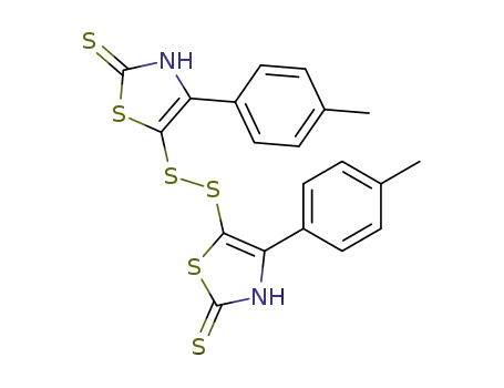 bis-<4-(p-tolyl)-2-thioxo-2,3-dihydrothiazol-5-yl)> disulphide