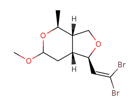 (1R,3aS,4S,7aR)-1-(2,2-Dibromo-vinyl)-6-methoxy-4-methyl-hexahydro-furo[3,4-c]pyran