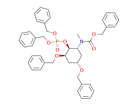 [(1R,2S,3R,5S)-3,5-Bis-benzyloxy-2-(bis-benzyloxy-phosphoryloxy)-cyclohexyl]-methyl-carbamic acid benzyl ester