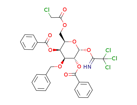 2,4-di-O-benzoyl-3-O-benzyl-6-O-chloroacetyl-α-D-galactopyranosyl trichloroacetimidate