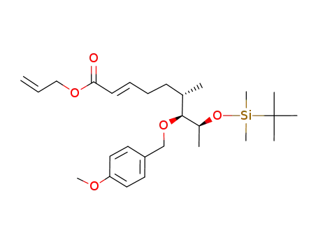 (E)-(6S,7S,8S)-8-(tert-Butyl-dimethyl-silanyloxy)-7-(4-methoxy-benzyloxy)-6-methyl-non-2-enoic acid allyl ester