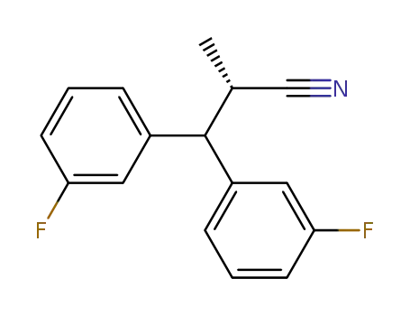 (S)-3,3-Bis-(3-fluoro-phenyl)-2-methyl-propionitrile