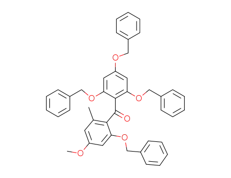 2,4,6,2'-Tetrabenzyloxy-4'-methoxy-6'-methyl-benzophenon