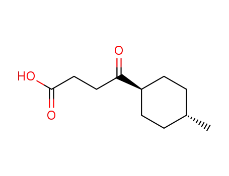 Molecular Structure of 195137-72-5 (trans-4-(4-Methylcyclohexyl)-4-oxobutanoic acid)