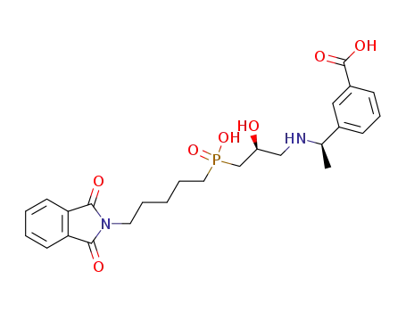 N-(5-((3-(1-(R)-(3-carboxyphenyl)ethylamino)-2-(S)-hydroxypropyl)hydroxyphosphoryl)pentyl)phthalimide