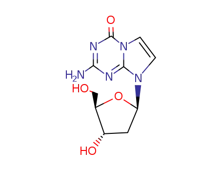 2-amino-8-(2-deoxy-β-D-erythro-pentofuranosyl)-8H-imidazo[1,2-a]-s-triazin-4-one