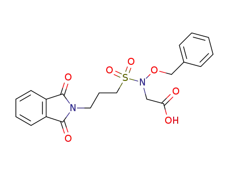 {Benzyloxy-[3-(1,3-dioxo-1,3-dihydro-isoindol-2-yl)-propane-1-sulfonyl]-amino}-acetic acid
