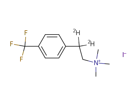 <2-<p-(Trifluoromethyl)phenyl>ethyl-2,2-d<sub>2</sub>>trimethylammonium iodide