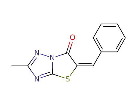 2-methyl-6-benzylidenethiazolo<3,2-b>-1,2,4-triazol-5(6H)-one