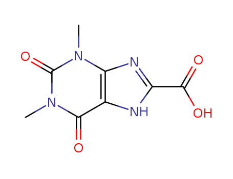 1,3-dimethyl-2,6-dioxo-7H-purine-8-carboxylic acid cas  5439-47-4