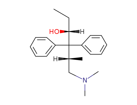 Molecular Structure of 14347-92-3 (6-(dimethylamino)-5-methyl-4,4-diphenylhexan-3-ol)