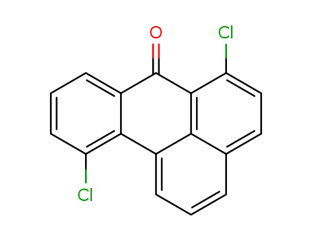 Molecular Structure of 57248-95-0 (6,11-Dichloro-7H-benz[de]anthracen-7-one)