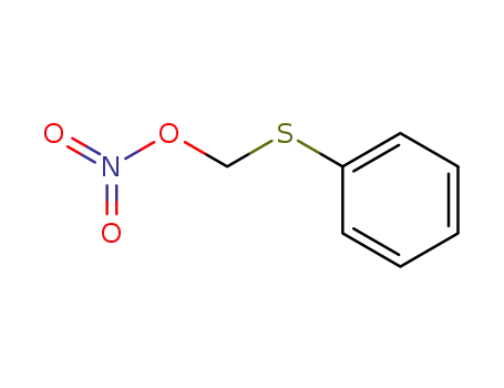 Molecular Structure of 89093-64-1 (Methanol, (phenylthio)-, nitrate)