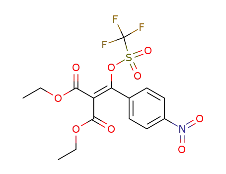 Propanedioic acid,
[(4-nitrophenyl)[[(trifluoromethyl)sulfonyl]oxy]methylene]-, diethyl ester
