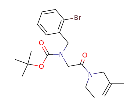 (2-Bromo-benzyl)-{[ethyl-(2-methyl-allyl)-carbamoyl]-methyl}-carbamic acid tert-butyl ester